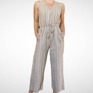 Drew soft pink & blue jumpsuit small